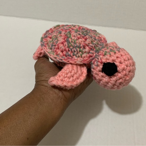 Nursery Decor Sea Turtle Crochet Turtle Handmade Stuffed Turtle - Picture 8 of 11